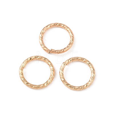 1/20 14K Gold Filled Open Jump Rings KK-Z159-01G-01-1