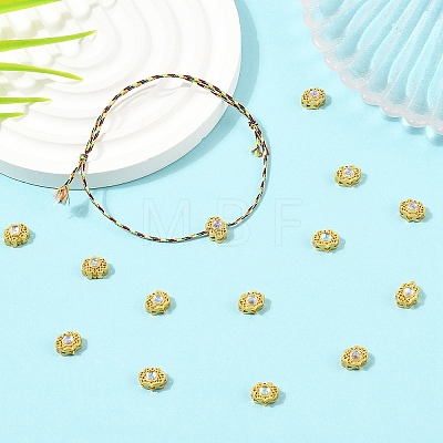 6Pcs Brass Moonstone Multi-Strand Links FIND-YW0013-20-1