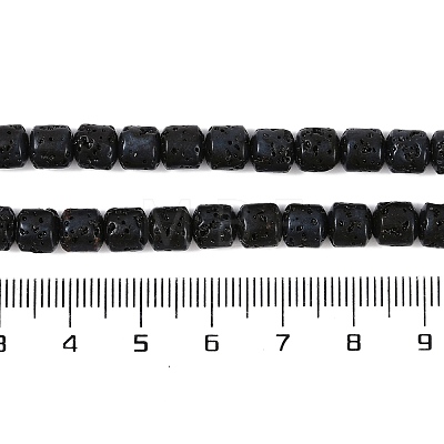 Natural Lava Rock Beads Strands G-A234-E02-01-1