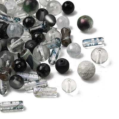 Transparent Glass Beads DGLA-C005-01J-1