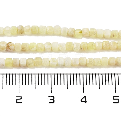 Natural Yellow Opal Beads Strands G-H042-B03-01-1