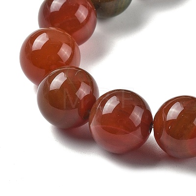 Natural Multi-Color Agate Beads Strands G-A261-B22-14mm-1