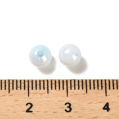 Opaque Acrylic Beads X-OACR-Z016-01B-02-1