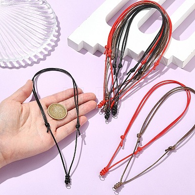 30Pcs 3 Colors Waxed Polyester Cord Necklaces Making NJEW-YW00014-1