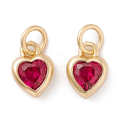 Brass inlaid Cubic Zirconia Pendants ZIRC-A019-13G-C-1