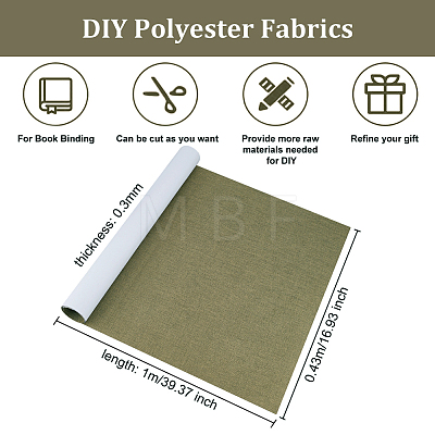Olycraft 1Pc DIY Polyester Fabrics DIY-OC0011-35G-1