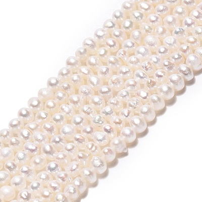 Natural Baroque Keshi Pearl Cultured Freshwater Pearl Beads Strands PEAR-N013-02J-1