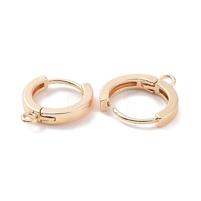 Brass Hoop Earrings KK-A168-26G-1