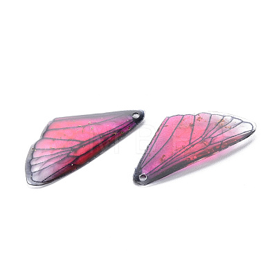 Transparent Resin Pendants X-RESI-Q216-001-1