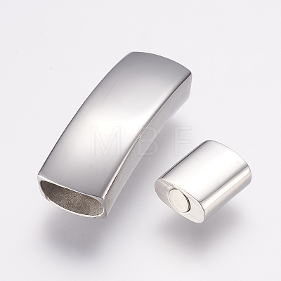 304 Stainless Steel Magnetic Clasps STAS-G136-01P-1
