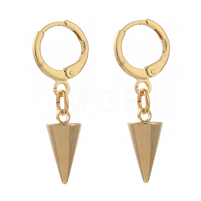 Brass Huggie Hoop Earring EJEW-JE04248-02-1