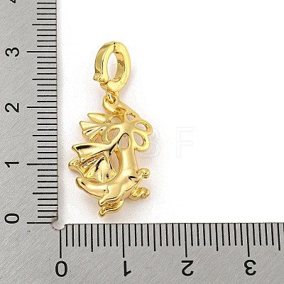 Long-Lasting Plated Brass Pendant Bails KK-O008-02B-G-1