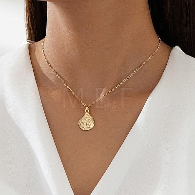 Summer Beach Alloy Pendant Necklaces for Women FS-WGAF64A-09-1