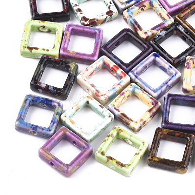 Handmade Porcelain Bead Frames PORC-S499-11-1