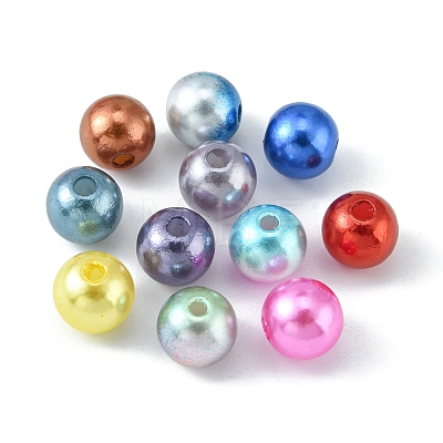 792Pcs 24 Style ABS Plastic & Acrylic Imitation Pearl Beads OACR-YW0001-29-1