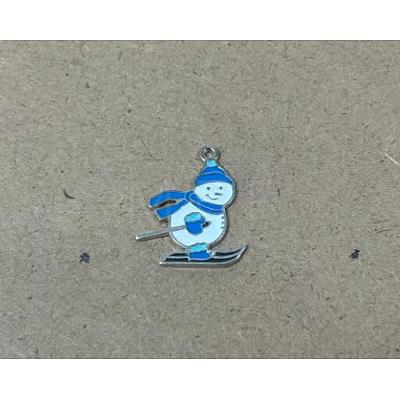 Winter Theme Alloy Enamel Pendants ENAM-M002-04P-P-1