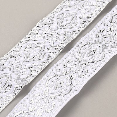 Ethnic style Embroidery Polyester Ribbons OCOR-WH0077-28A-1