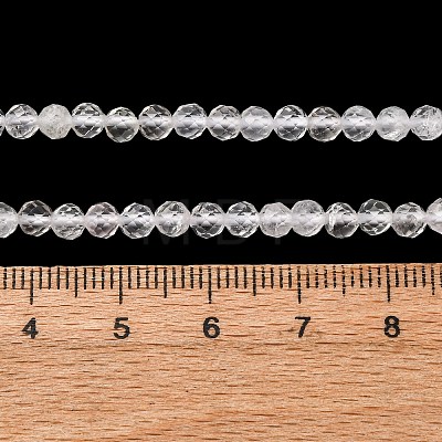 Natural Quartz Crystal Beads Strands X-G-C226-B05-4mm-1