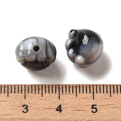 Two Tone Transparent Acrylic Beads TACR-P008-01A-05-1