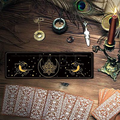 Carved Wooden Tarot Card Stand Holder DIY-WH0356-008-1