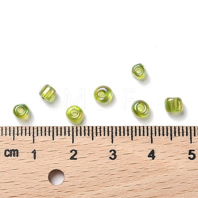 Green Series 600G 24 Colors Glass Seed Beads SEED-JP0008-04-4mm-1