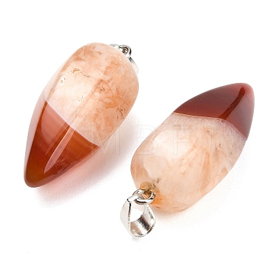 Natural Agate Pendants GG-K002-16G-1