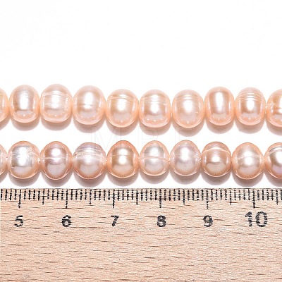 Natural Cultured Freshwater Pearl Beads Strands PEAR-N013-06-A-01-1