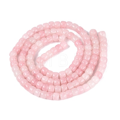 Ombre Effect Dyed Glass Beads Strands GLAA-Q106-05B-A01-1