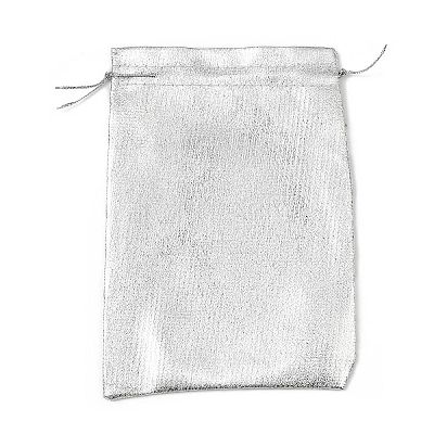 Rectangle Polyester Bags with Nylon Cord ABAG-E008-01B-12-1