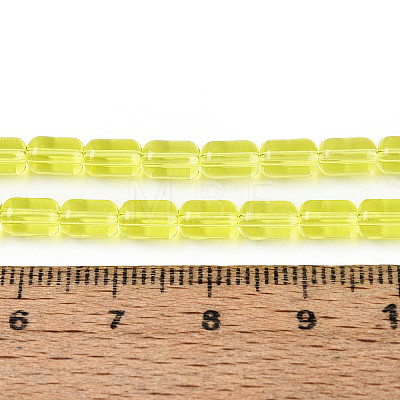 Transparent Glass Beads Strands GLAA-T028-14T-01-1