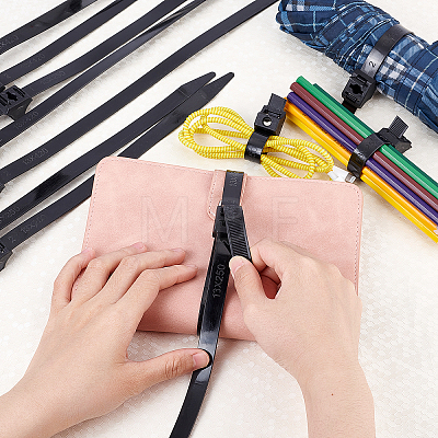 SUPERFINDINGS 20Pcs 2 Style Plastic Cable Ties FIND-FH0003-52-1