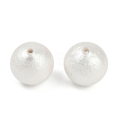 Compressed Cotton Pearl Beads WOVE-V001-A01-10mm-1