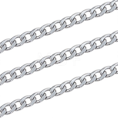 304 Stainless Steel Curb Chains CHS-CJ0001-14P-1
