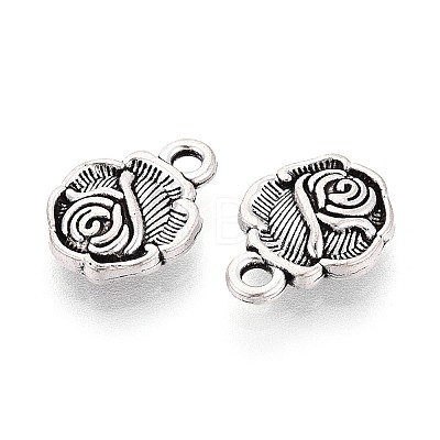 Tibetan Style Alloy Pendants TIBE-N015-03AS-1