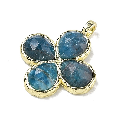 Natural Apatite Faceted Pendants G-A308-01G-08-1