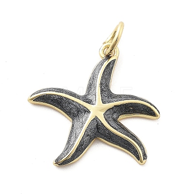 Brass Enamel Pendants KK-Q029-04G-02-1