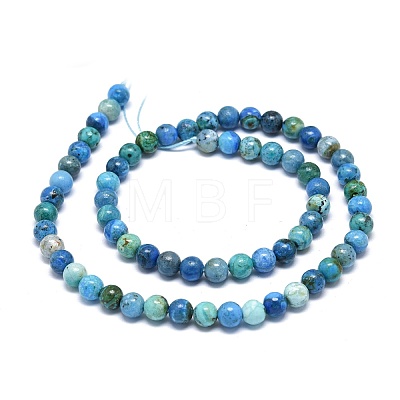 Natural Chrysocolla Beads Strands G-O201A-01A-1