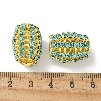 Brass Rhinestone Beads KK-U057-10G-02-1