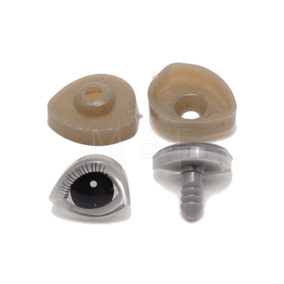 3D Plastic Doll Eyes and Eyes Washers Sets DIY-WH0264-11C-1