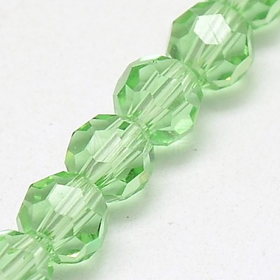 Glass Beads Strands EGLA-J042-8mm-01-1