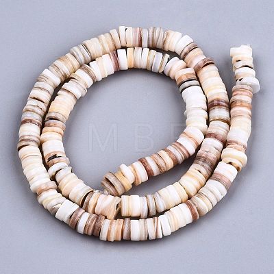 Natural Freshwater Shell Beads Strands X-SHEL-N026-94A-01-1