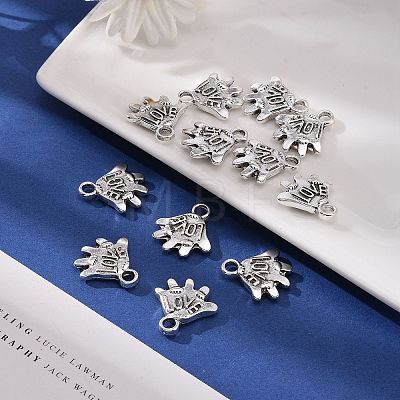 Tibetan Style Charms QA-311Y-NF-1