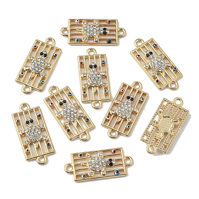 Alloy Rhinestone Connector Charms FIND-TAC0014-54A-1