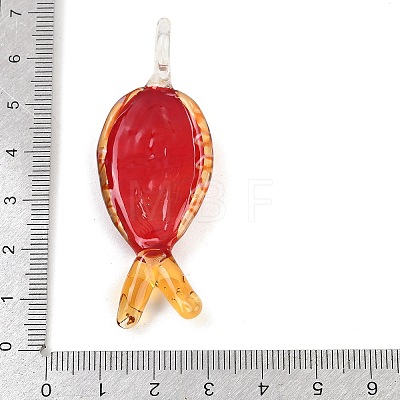 Handmade Lampwork Big Pendants LAMP-I031-01-1