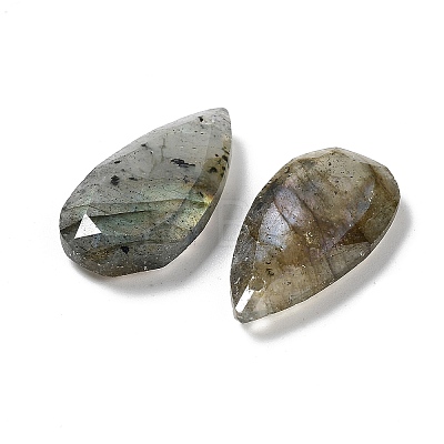 Natural Labradorite Faceted Pendants G-D082-01B-1