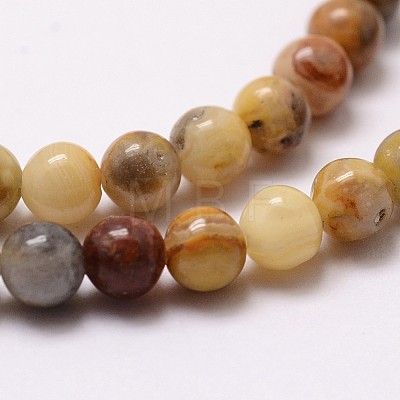 Natural Crazy Lace Agate Beads Strands G-D840-70-4mm-1