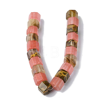 Tigerskin Glass Beads Strands G-F743-03C-1