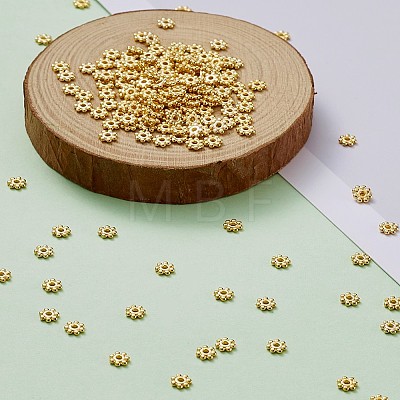 Alloy Daisy Spacer Beads PALLOY-TA0001-07-RS-1