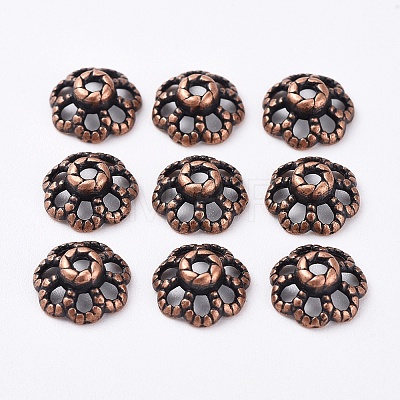 Tibetan Style Bead Caps LS-RLF0761Y-NF-1