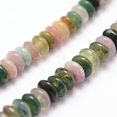 Natural Indian Agate Beads Strands G-N0173-04-2x4mm-1
